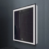 Зеркальный шкаф MIXLINE Минио 600х800 (ШВ) ПРАВЫЙ,сенсорный выкл, светодиодная подсветка
