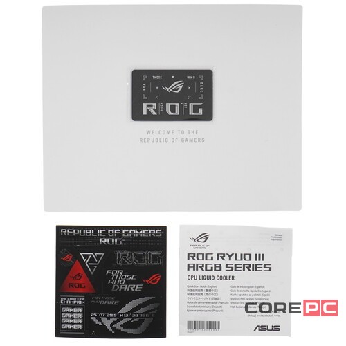 Система жидкостного охлаждения для процессора ASUS ROG RYUO III 240 ARGB White 90RC00J2-M0UAY0