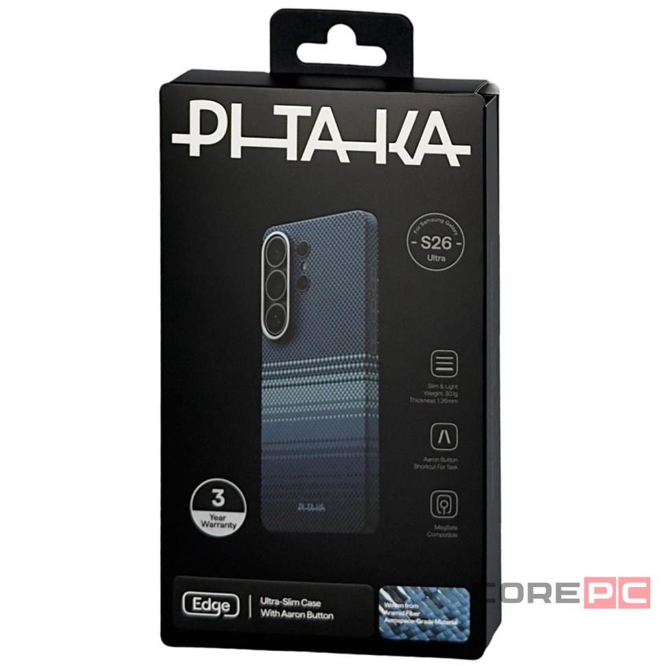 Накладка для Samsung Galaxy S26 Ultra Pitaka Tactile Woven case (Moonrise)