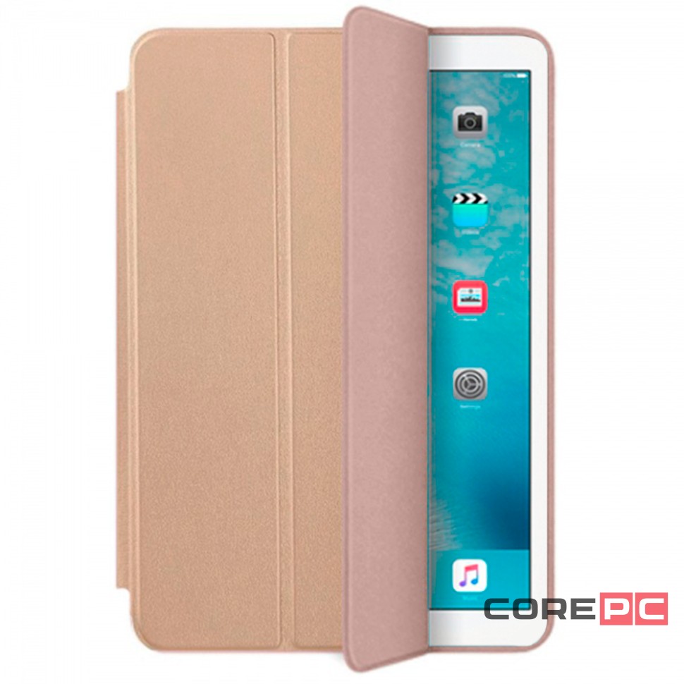 Чехол-книжка Smart Case для Apple iPad Pro 12.9 (2020) (искусственная кожа с подставкой) (золотой)