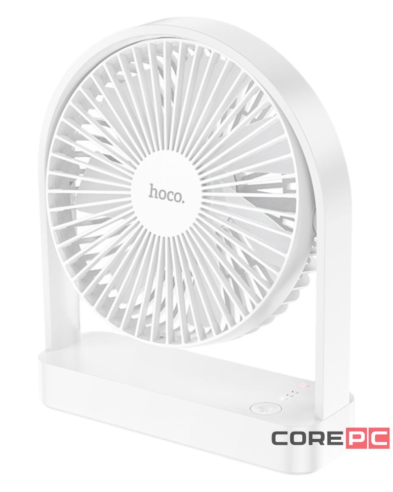 Портативный мини-вентилятор Hoco HX65 белый