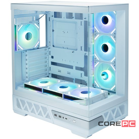 Компьютерный корпус XASTRA Q700 7ARGB-FS-C10-UC ARGB White (Q700-7FS12A-C10-UC-WH)