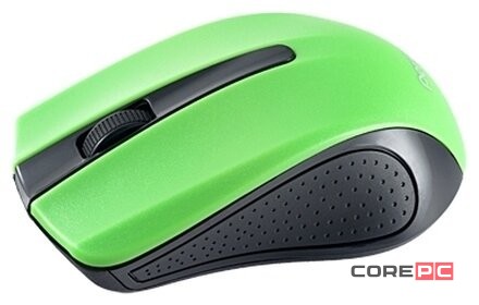 Perfeo мышь беспров., оптич. Rainbow, 3 кн, DPI 1000, USB, зелёная
