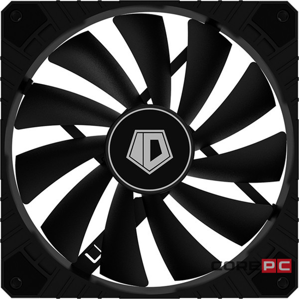 Вентилятор для корпуса  ID-COOLING WF-14025-XT Blade Black (WF-14025-XT-B)