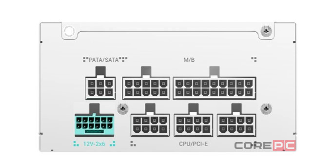 Блок питания Deepcool 750W GAMERSTORM PS750G WH White 16 Pin (PCIe 5.0 Connector Cable Details)