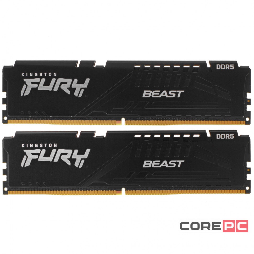 Оперативная память 64 Gb 5600 MHz Kingston HYPERX FURY Beast (KF556C40BBK2-64)