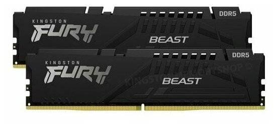 Оперативная память 64 Gb 5600 MHz Kingston HYPERX FURY Beast (KF556C40BBK2-64)