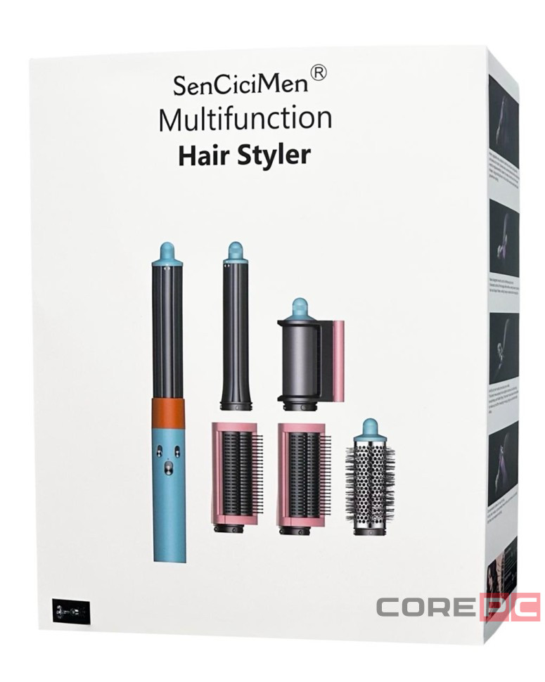 Мультистайлер SenCiciMen X9 Pro EU( европейской вилкой) Насадок 6шт зеленый