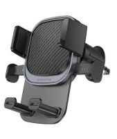 Держатель в автомобиль в воздуховод Borofone BH120 с зажимом чёрный