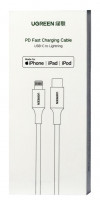 Usb Кабель-зарядка Type-C на Lightning Ugreen US304 3A 1м черный