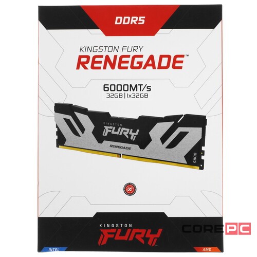 Оперативная память 32 Gb 6000 MHz Kingston FURY Renegade Black-gray (KF560C32RS-32)