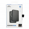 Powerbank магнитный с MagSafe Keephone Peekaboo 5000mAh кожаный черный