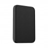 Powerbank магнитный с MagSafe Keephone Peekaboo 5000mAh кожаный черный