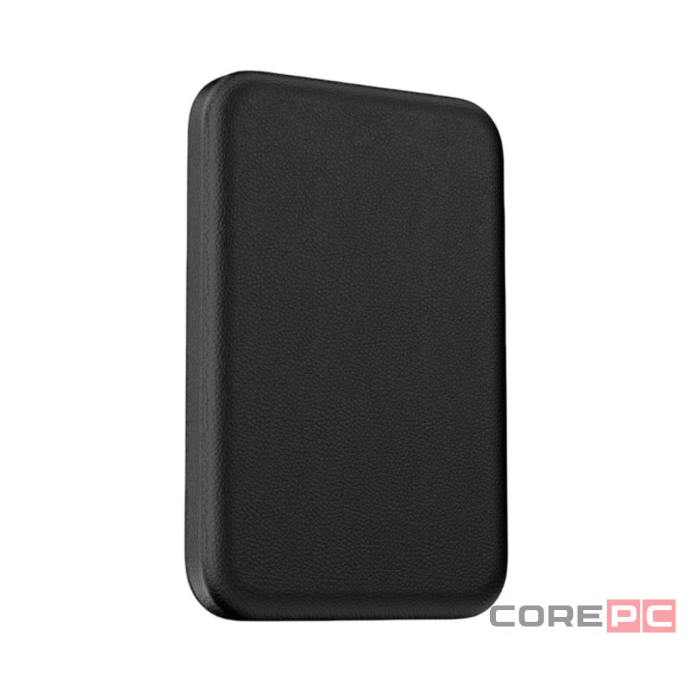 Powerbank магнитный с MagSafe Keephone Peekaboo 5000mAh кожаный черный