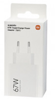 Сетевое зарядное устройство Xiaomi MI 1USB 67W MDY-12E-EF тех.пак белое
