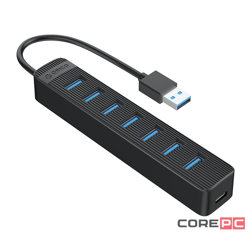 USB3.0 хаб Orico TWU3-7AB USB3.0x7 черный