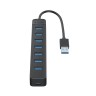 USB3.0 хаб Orico TWU3-7AB USB3.0x7 черный