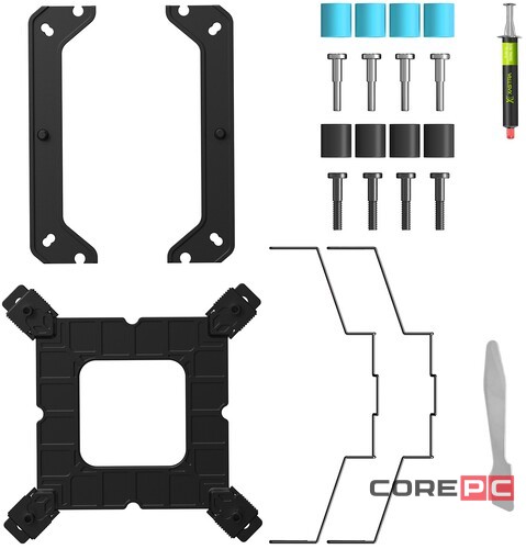 Кулер для процессора XASTRA AR400 BK (AR400-BKNFPX-GL)