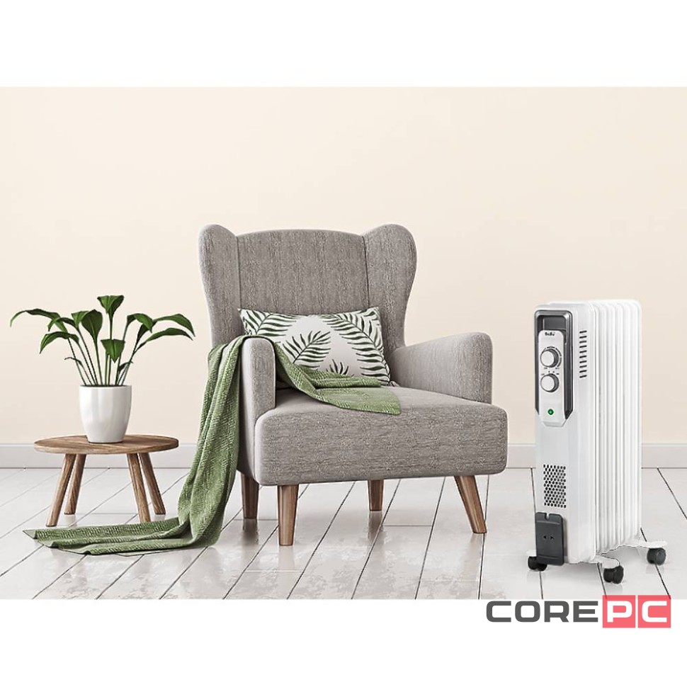 Радиатор масляный Ballu CUBE BOH/CB-07W 1500 (7 секций)