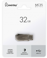 3.0 USB/USB-C флеш накопитель Smartbuy 32GB MC35 Phantom (SB32GBMC35) серый