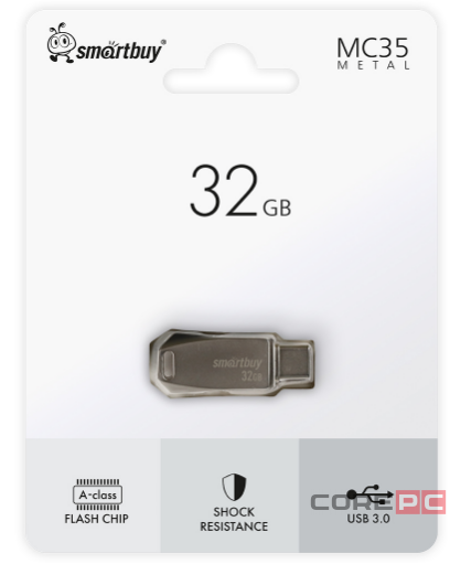 3.0 USB/USB-C флеш накопитель Smartbuy 32GB MC35 Phantom (SB32GBMC35) серый