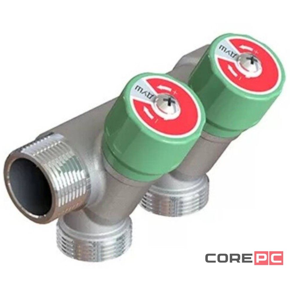 Коллектор модульный ELSEN 1quot; 2х3/4quot; ЕК TIN латунь