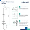 Душевая система Milardo термостат ILSSBTHM06 Идеал Спа (Ideal Spa) лейка тропический душ, хром