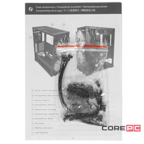 Компьютерный корпус Lian Li LANCOOL 215 Black G99.LAN215X.R0