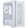 Компьютерный корпус Powercase BYTEFLOW Micro ARGB TG White (CAMBFW-A4)