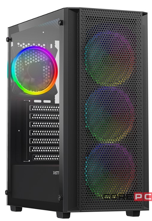 Компьютерный корпус XASTRA A311 4FRGB TG Black (A311-4FR12F)