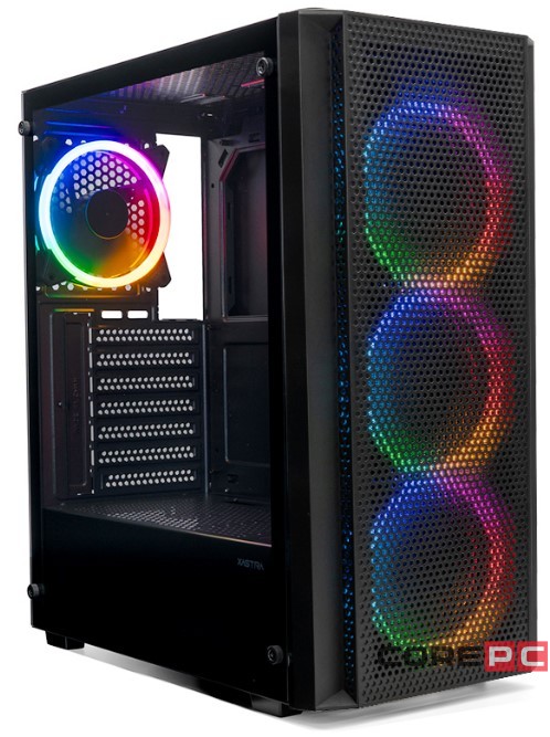 Компьютерный корпус XASTRA A311 4FRGB TG Black (A311-4FR12F)