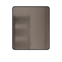 Зеркало MIXLINE Инканто 600х700 (ШВ) бесконтактный сенсор, светодиодная подсветка,черная окантовка