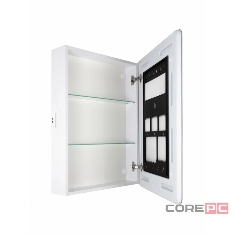 Зеркальный шкаф MIXLINE Нимис600х800 (ШВ) ПРАВЫЙ,с ОРГАНАЙЗЕРОМ,бескон. сенсор,светодиод подсветка