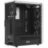Компьютерный корпус Powercase RHOMBUS MESH X4 TG LED White CMRMW-L4