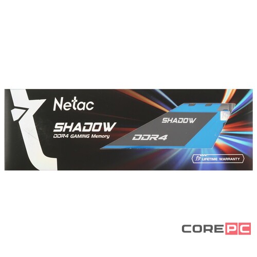 Оперативная память 16 Gb 3200 MHz NETAC SHADOW Blue (NTSDD4P32SP-16B)