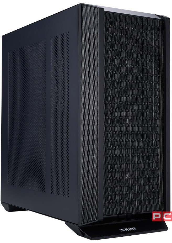 Компьютерный корпус 1STPLAYER PROSTATION 8 MAX Black (PS8MX-BK-4F)