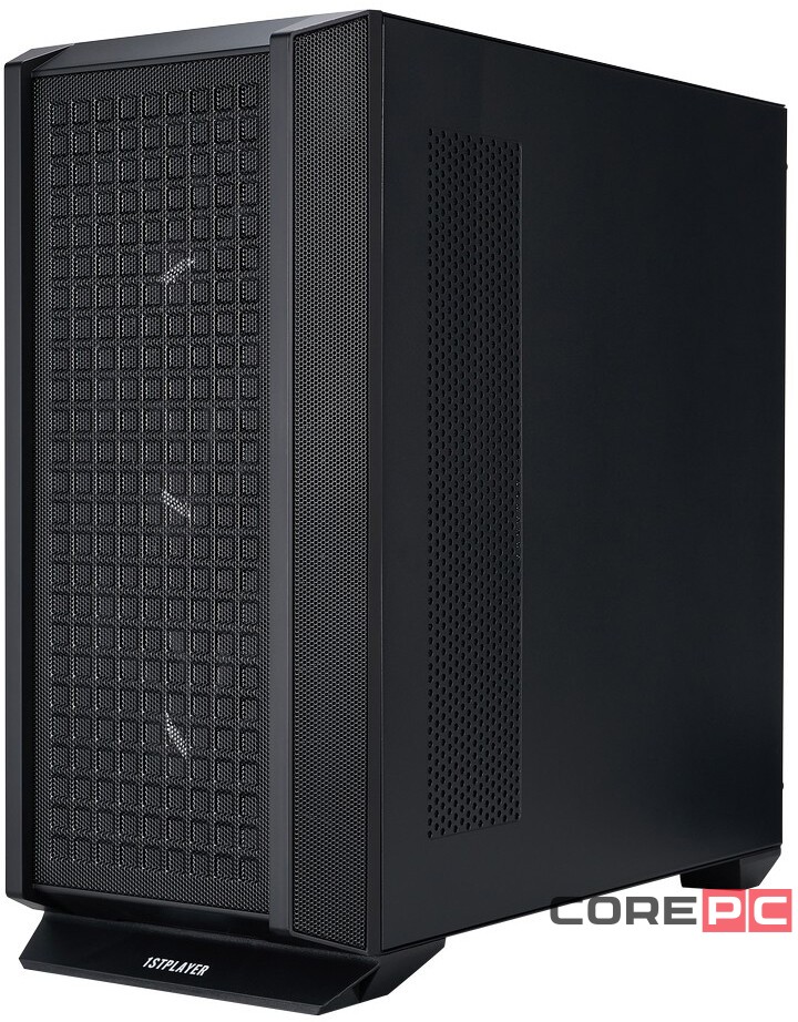 Компьютерный корпус 1STPLAYER PROSTATION 8 MAX Black (PS8MX-BK-4F)