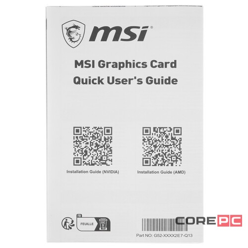 Видеокарта MSI (RTX 4060 GAMING X 8G) GeForce RTX 4060 8GB GAMING X