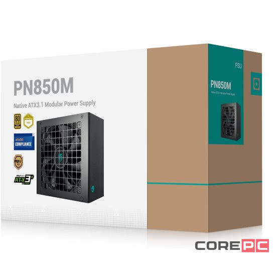 Блок питания Deepcool 850W PN850M (R-PN850M-FC0B-WGEU) 16 Pin (PCIe 5.0 Connector Cable Details)