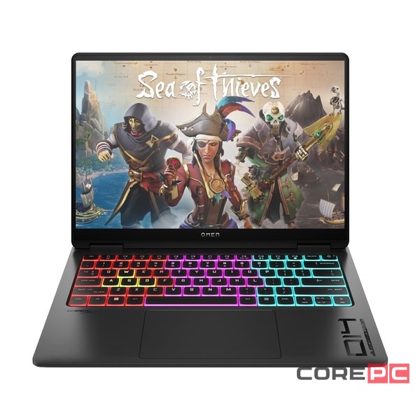 Ноутбук HP Omen Transcend 14-fb0013dx (i7-155H/16GB/1024GB SSD/14.0"/2880x1800/120Hz/NVIDIA RTX 4060/Windows 11 Pro) Черный