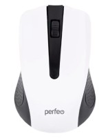 Perfeo мышь беспров., оптич. Rainbow, 3 кн, DPI 1000, USB, белая