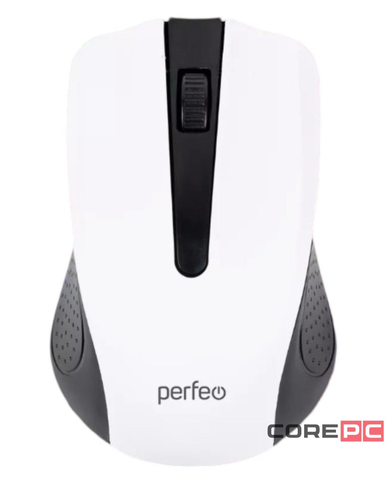 Perfeo мышь беспров., оптич. Rainbow, 3 кн, DPI 1000, USB, белая