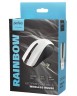 Perfeo мышь беспров., оптич. Rainbow, 3 кн, DPI 1000, USB, белая