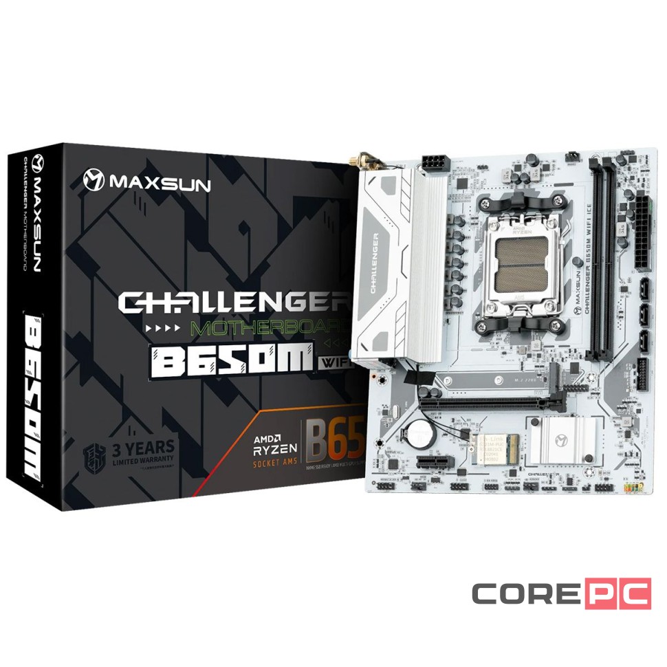 Материнская плата MaxSun B650M MS-Challenger ICE WIFI (6940709660621)