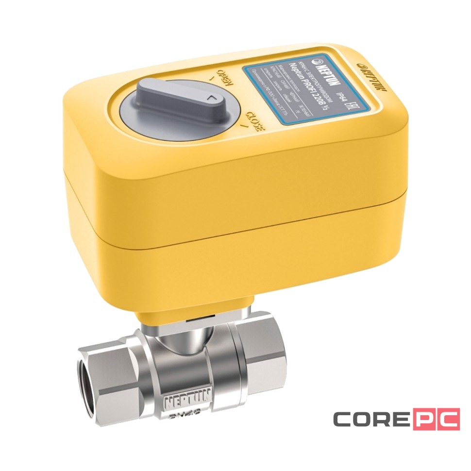 Кран с электроприводом Neptun PROFI 220В 1/2