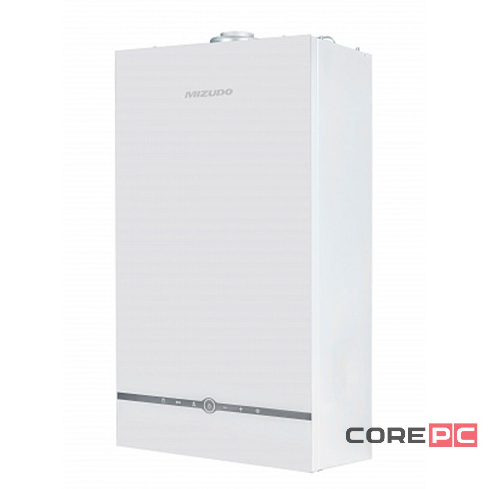 Котел газовый MIZUDO MAESTRO GEM M24Т настенный, 2 конт., OPT, стеклянная сенсорная панель, белая