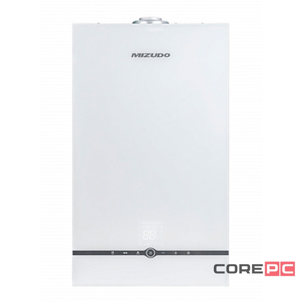 Котел газовый MIZUDO MAESTRO GEM M24Т настенный, 2 конт., OPT, стеклянная сенсорная панель, белая