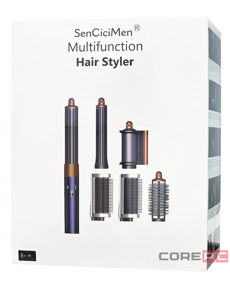 Мультистайлер SenCiciMen X9 Pro EU( европейской вилкой) Насадок 6шт фиолетовый