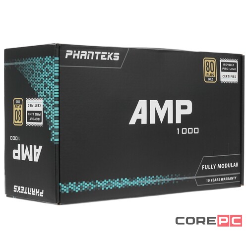 Блок питания PHANTEKS 1000W AMP Black PH-P1000G_BK02 16 Pin (PCIe 5.0 Connector Cable Details)