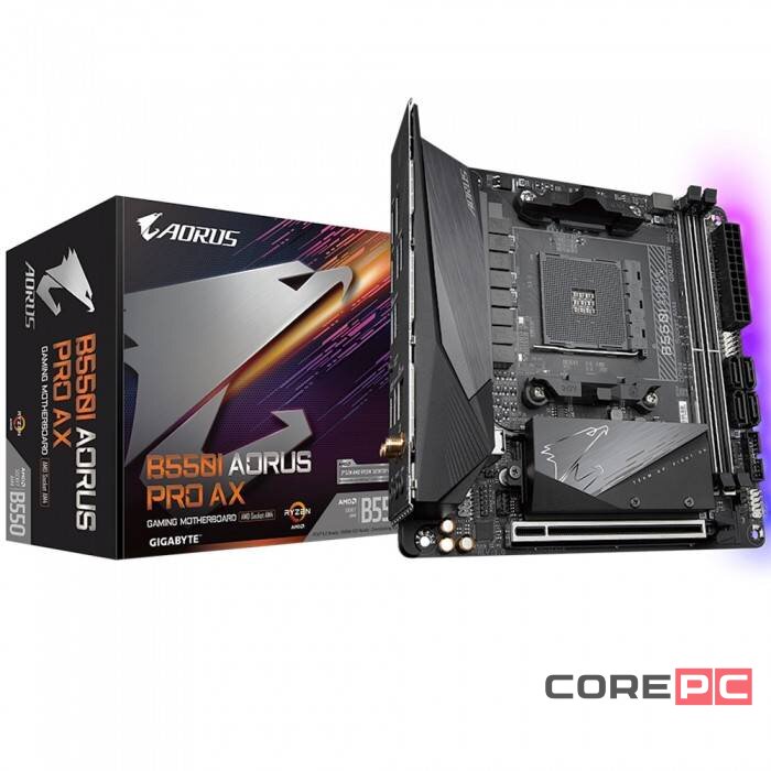 Материнская плата Gigabyte B550I AORUS PRO AX